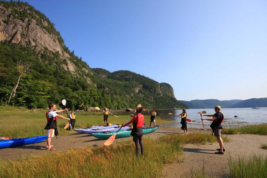 Kayak de mer Fjord du Saguenay