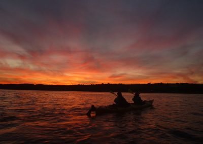Kayak De Mer Coucher De Soleil Ile D'Orléans