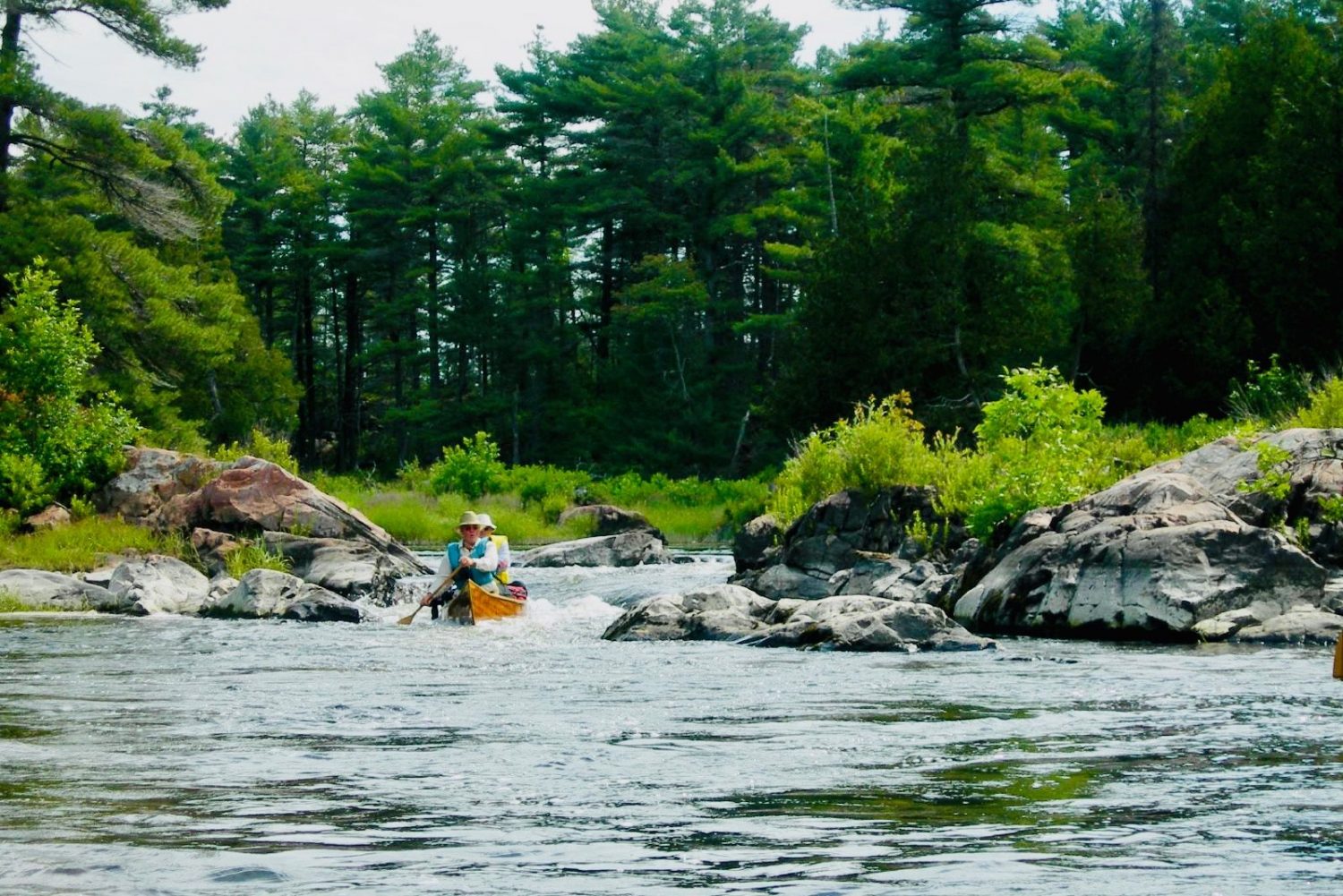 Canot sur la Rivière des Français