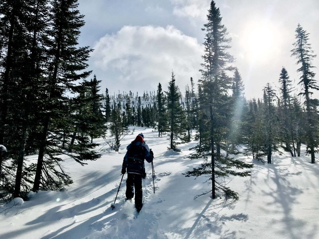 Montagnes de Charlevoix en ski nordique