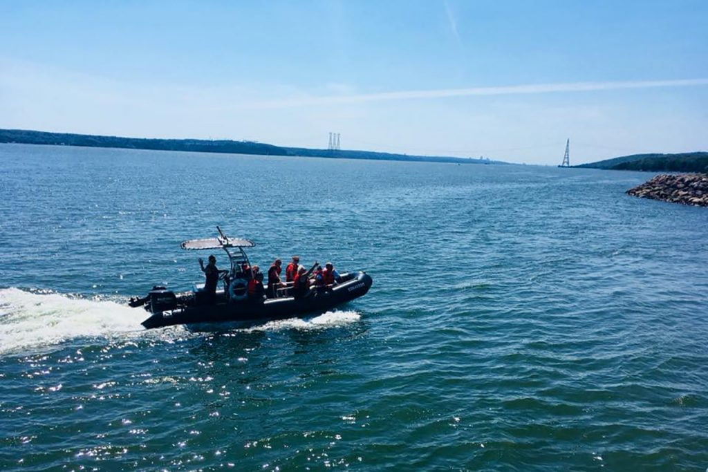 Croisière en zodiac sur le fleuve